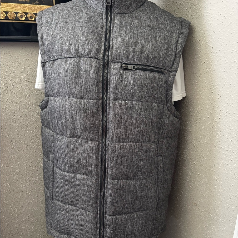 BKE Men's Charcoal Quilted Vest